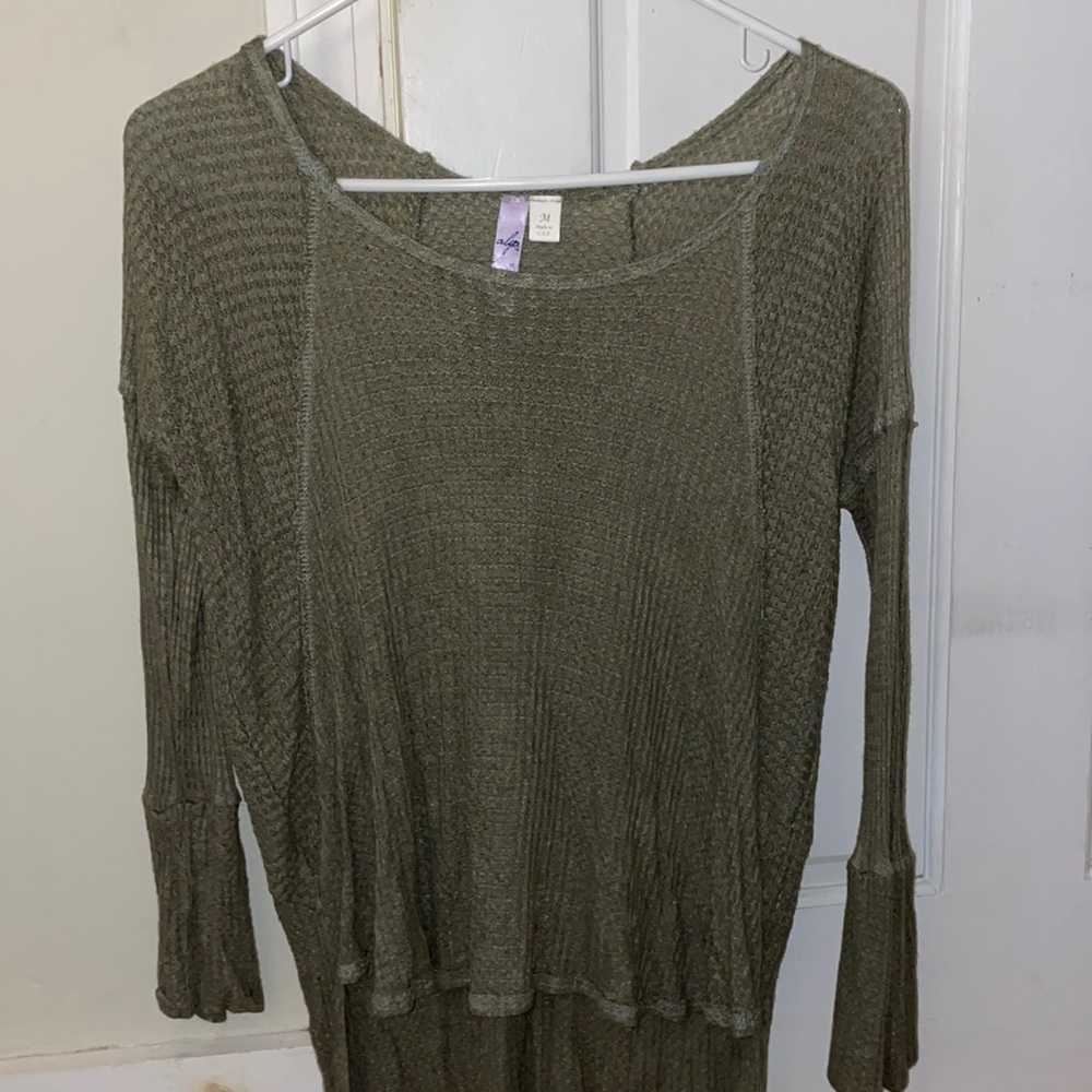 **10 for $20!!** army green waffle shirt